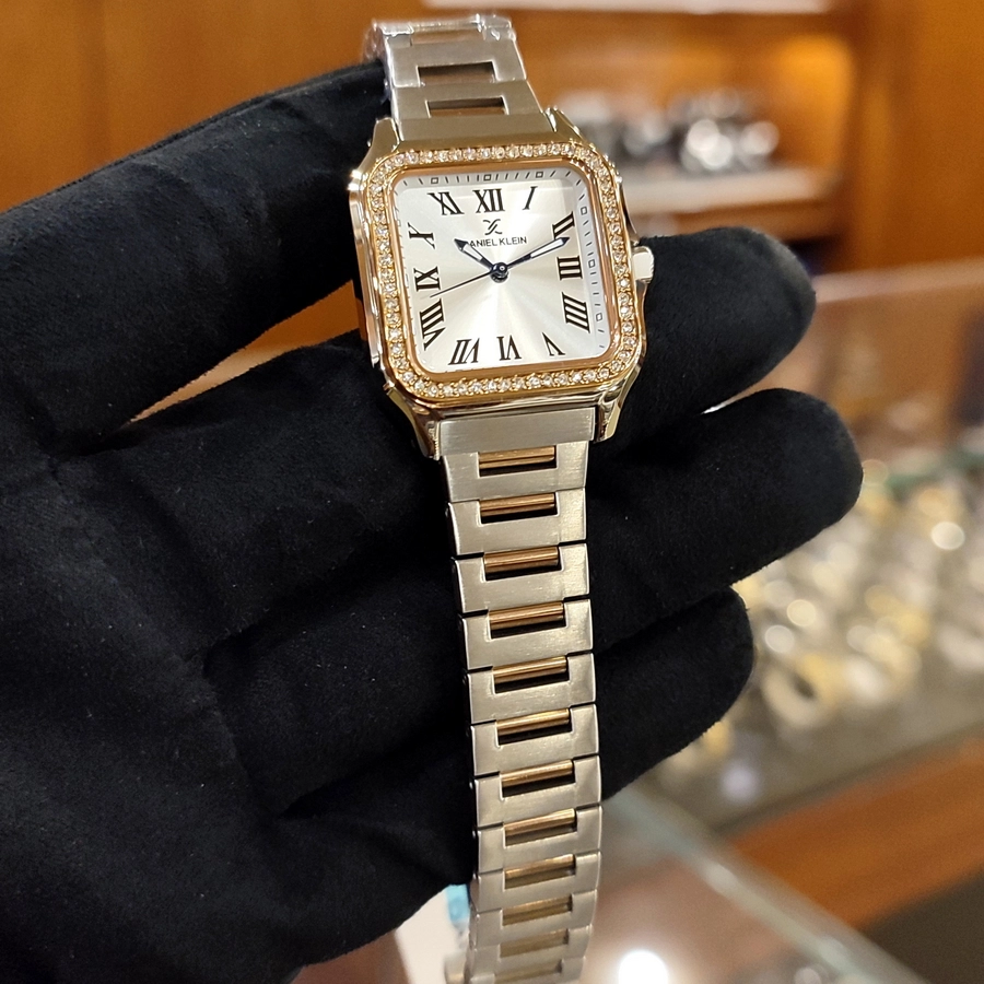 Daniel Klein Tank Style Women's Watch