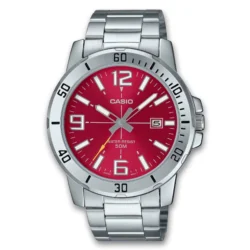 MTP-VD01D-4BV Casio red dial watch