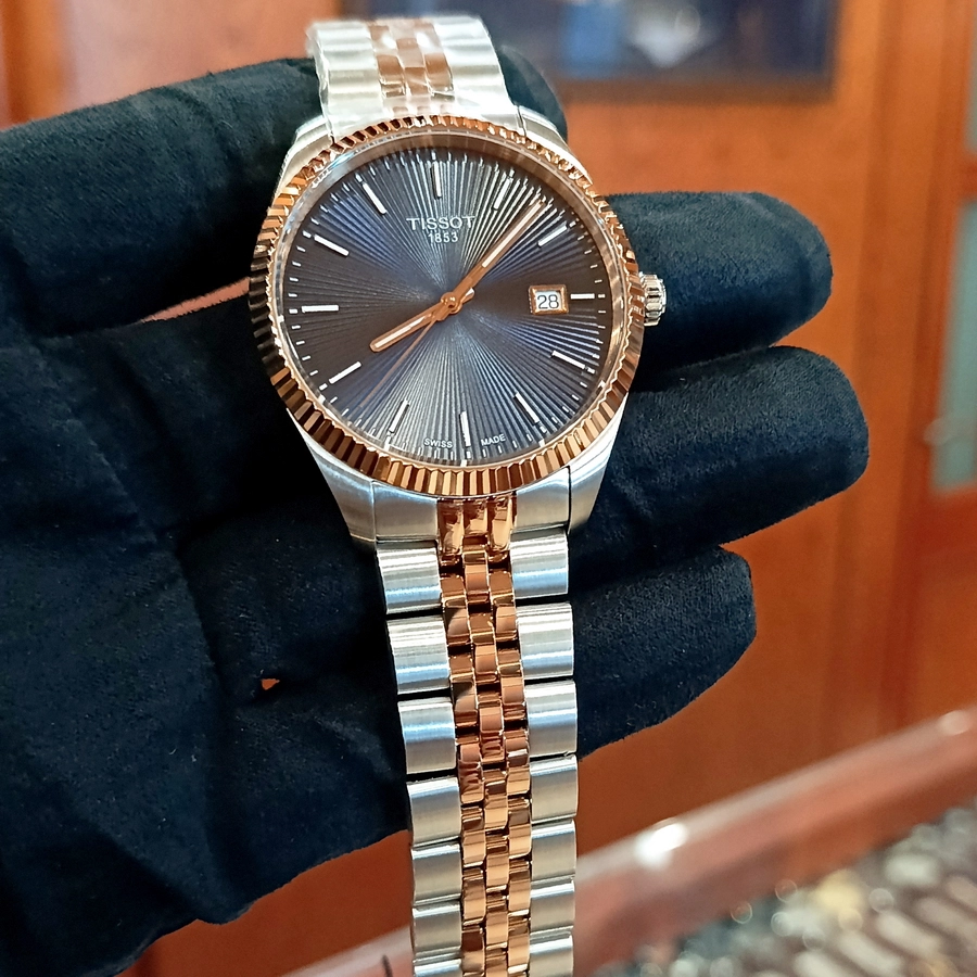 Tissot Ballade Blue Two Tone